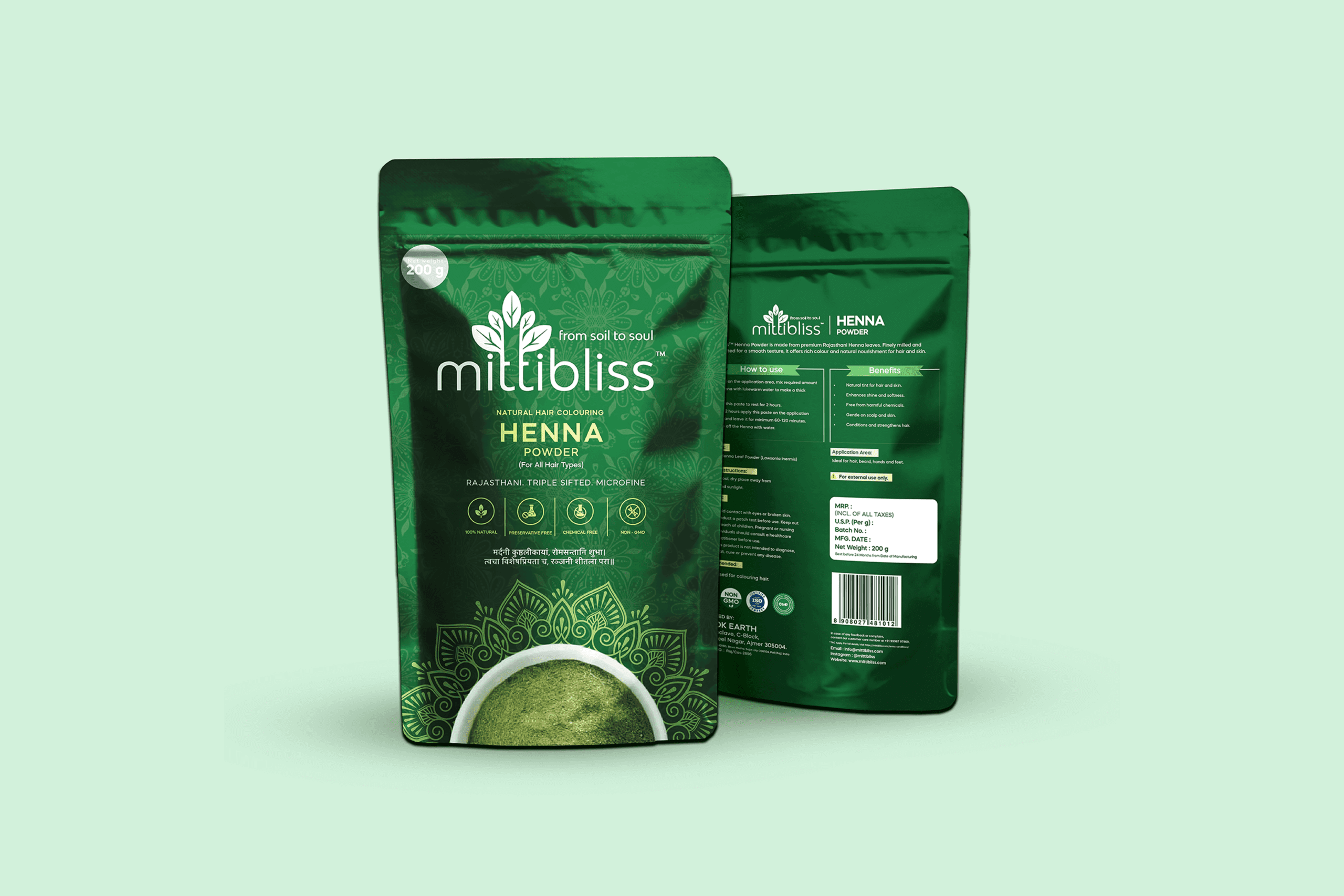 M henna powder