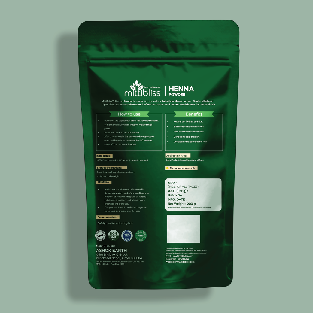 100% Herbal Henna Mehendi, Natural Hair Color & Conditioner (200g) 3 amazone bannners 16