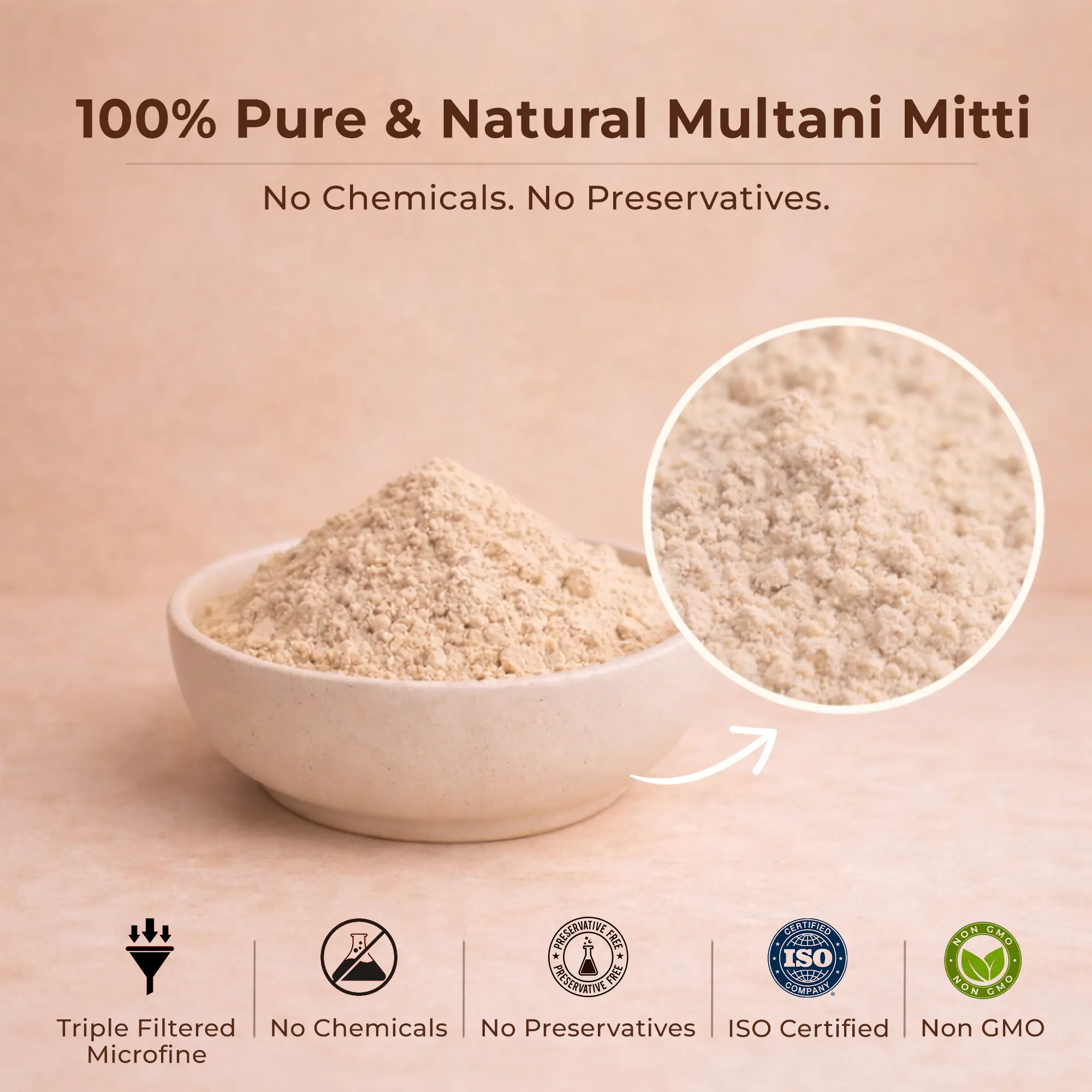 Multani Mitti Powder (200g) – 100% Pure & Natural Clay for Skin Cleansing & Face Packs - Image 6
