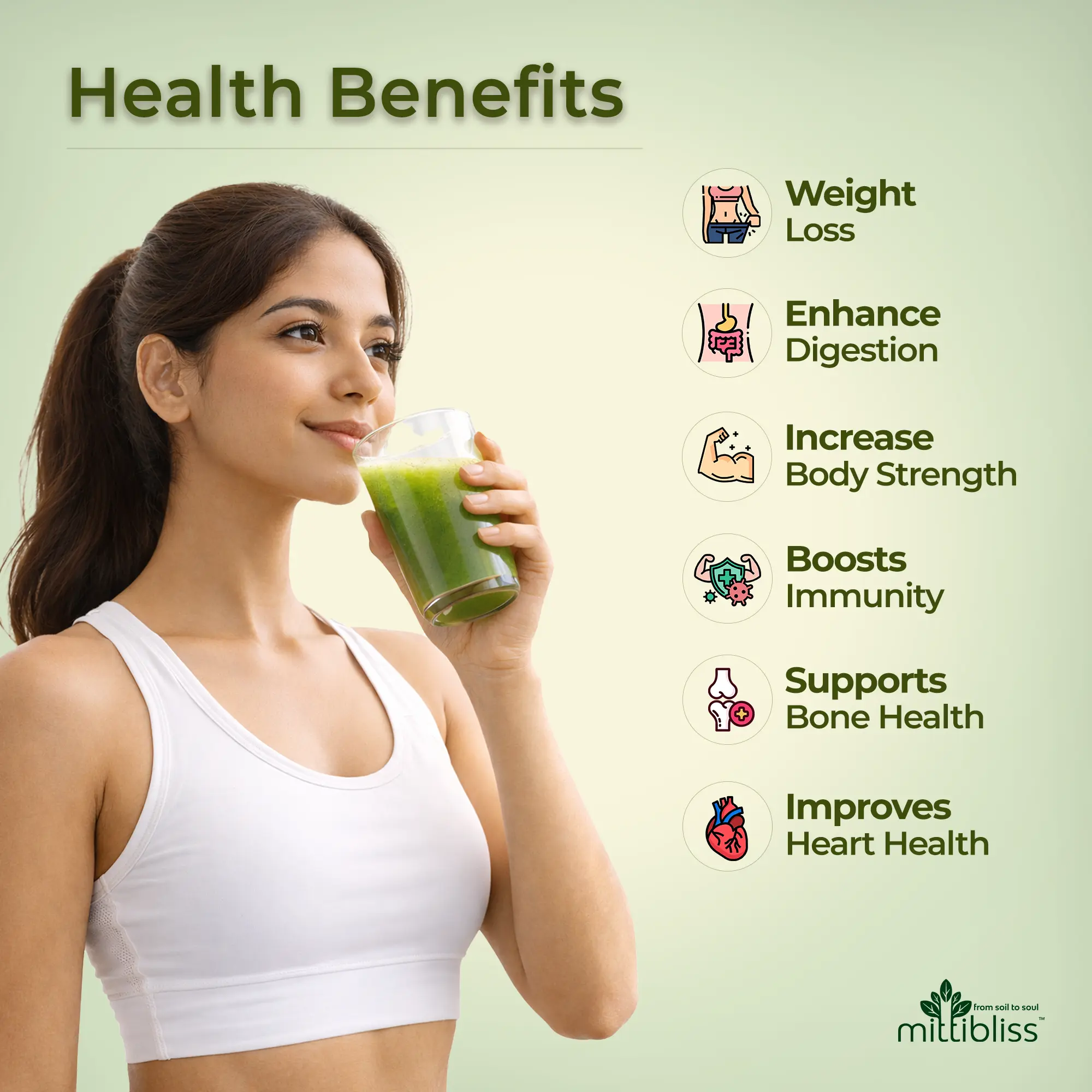 Moringa Powder (200g) – 100% Pure & Natural Superfood for Energy & Nutrition - Image 3