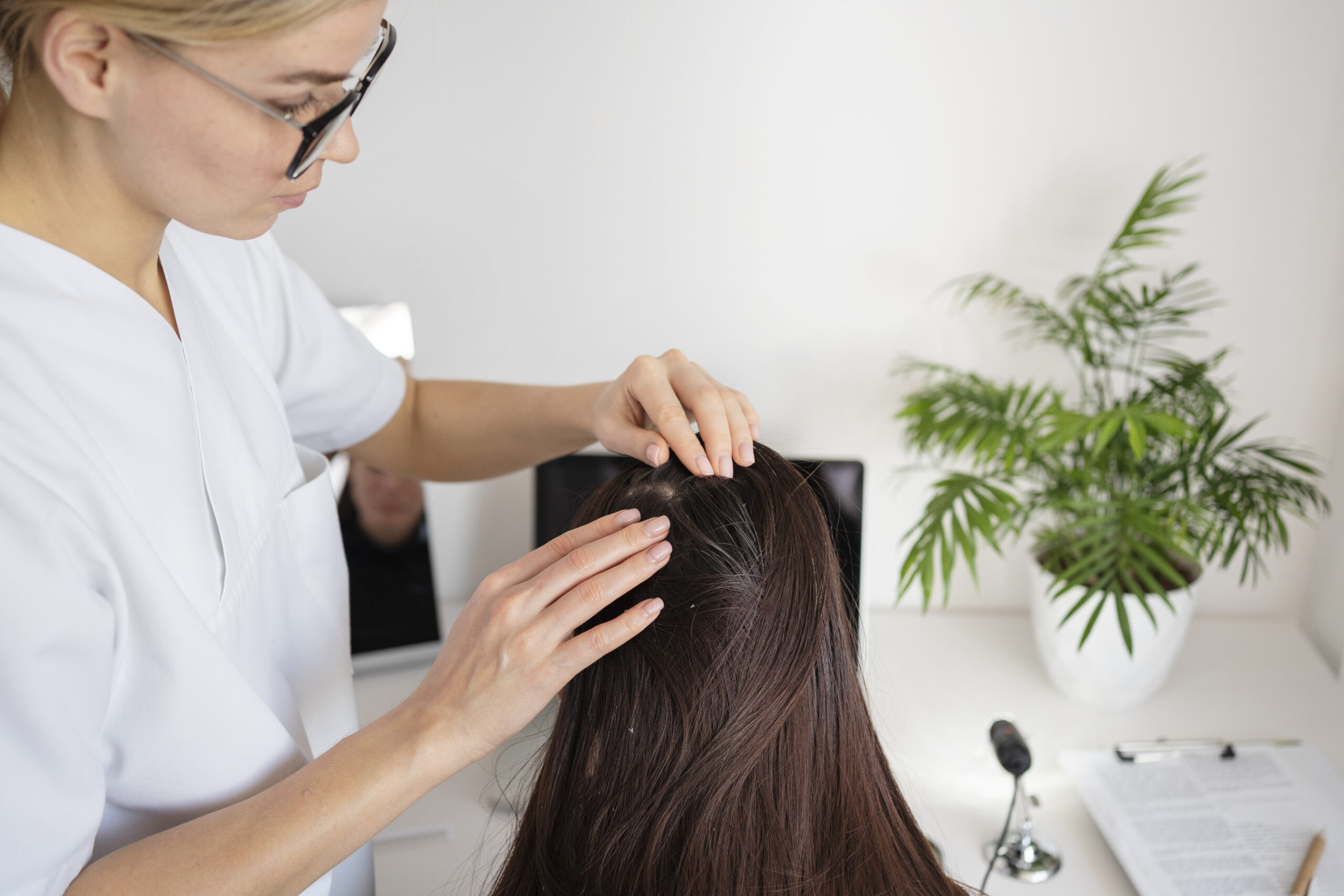 What is a patch test for hair?