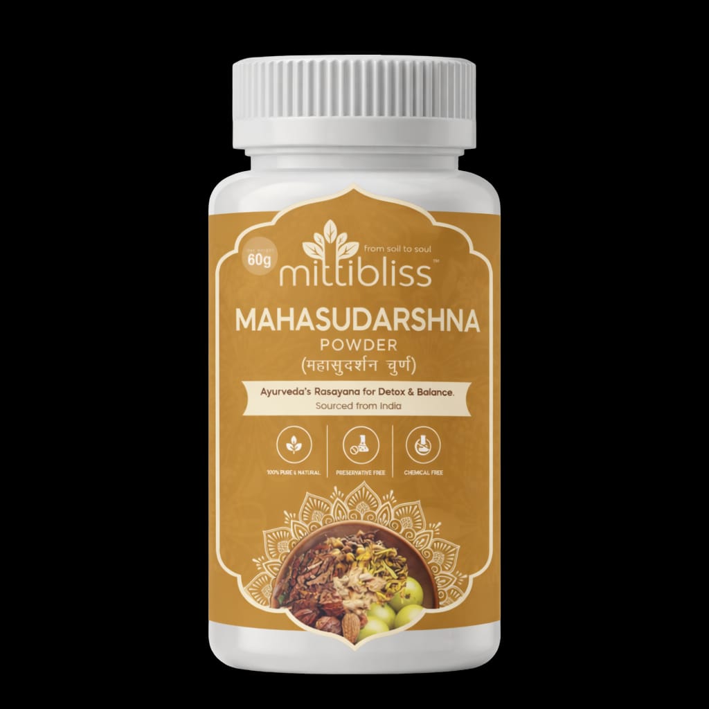 MittiBliss Mahasudarshna Chruna (Ayurvedic Immunity & Detox Churna)