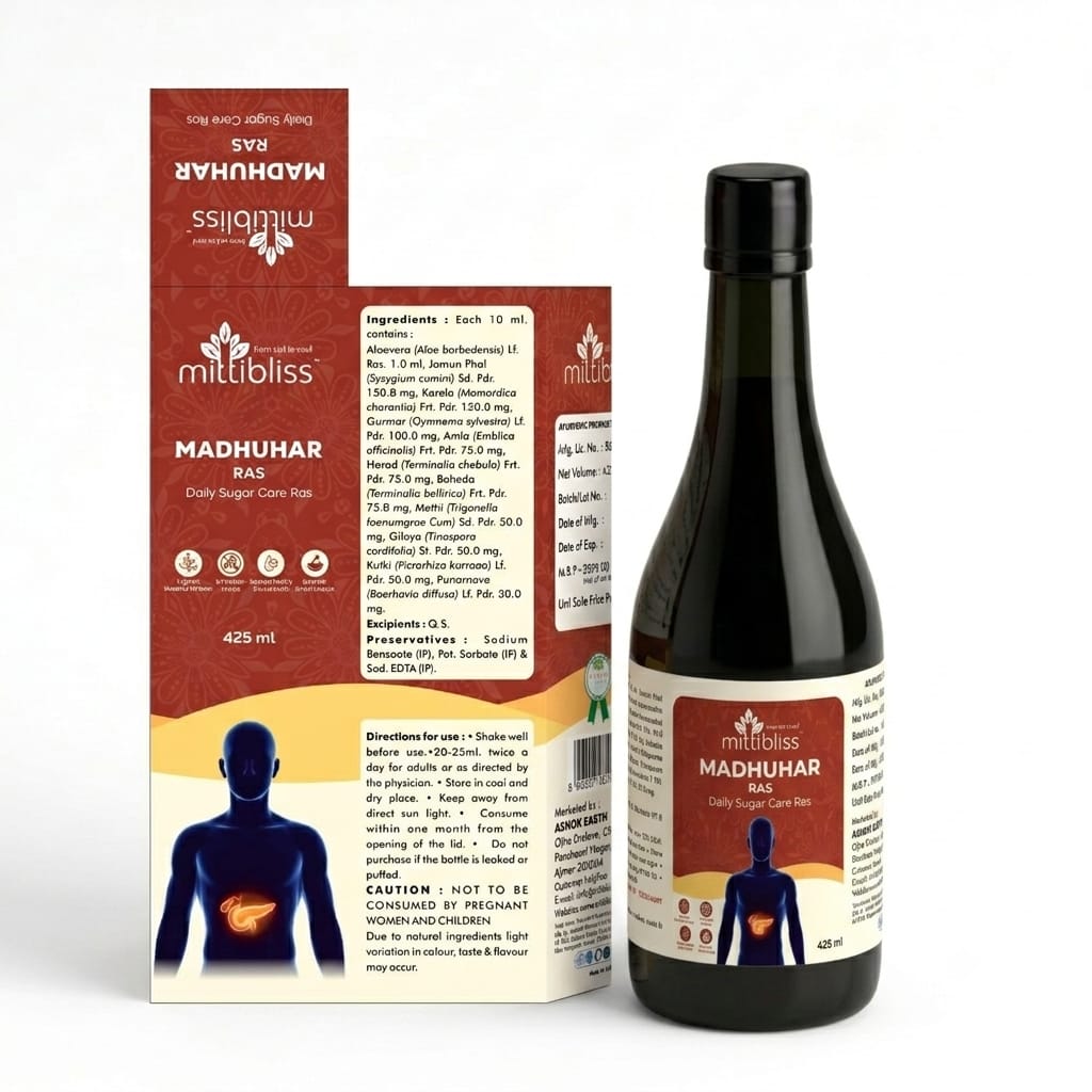 MittiBliss Madhuhar Ras (Ayurvedic Sugar Control Juice)