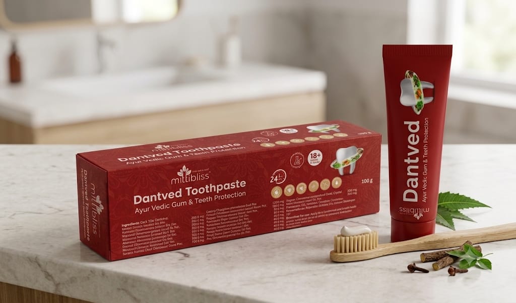 MittiBliss Dantved Herbal Toothpaste
