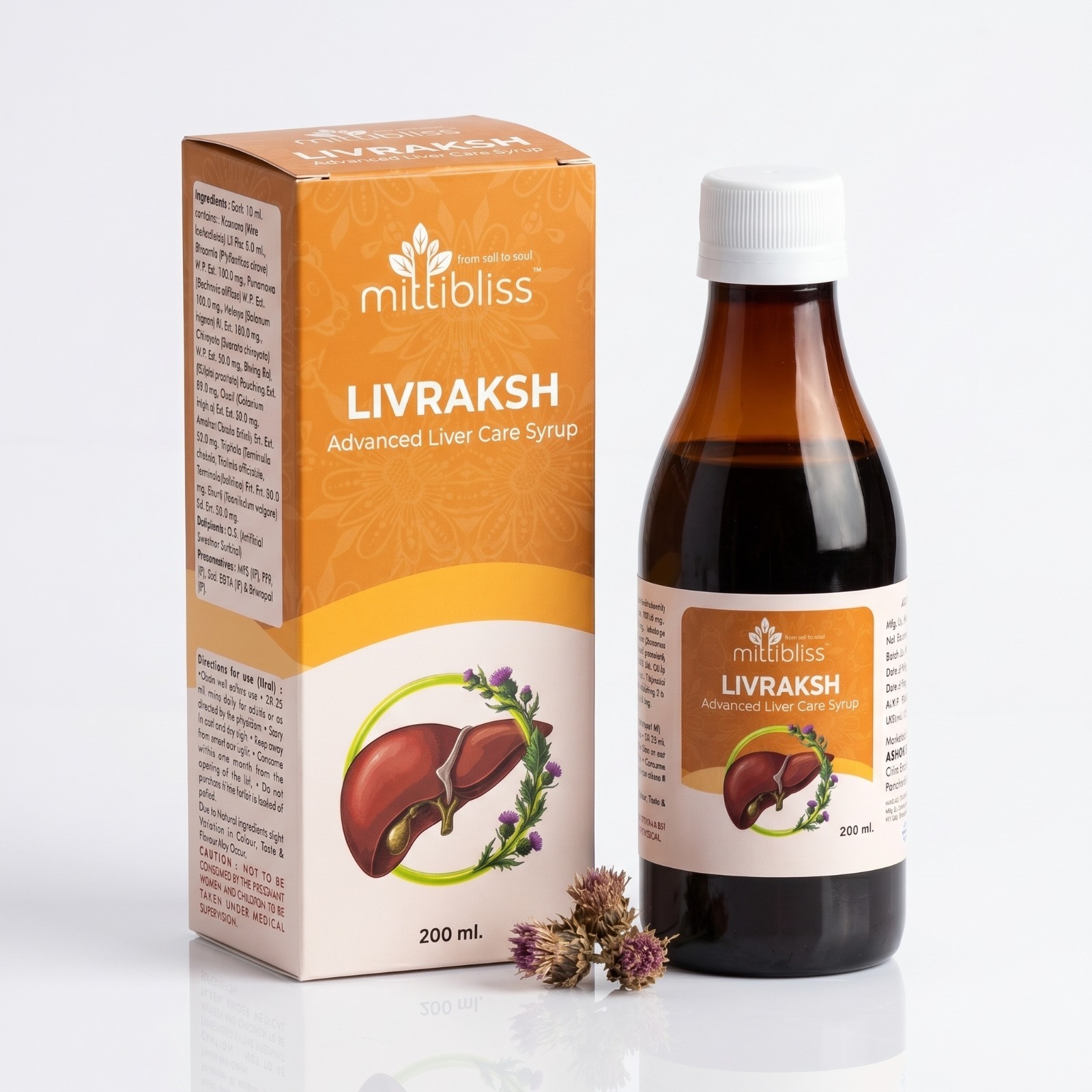 MittiBliss Livraksh Syrup (Ayurvedic Liver Tonic)