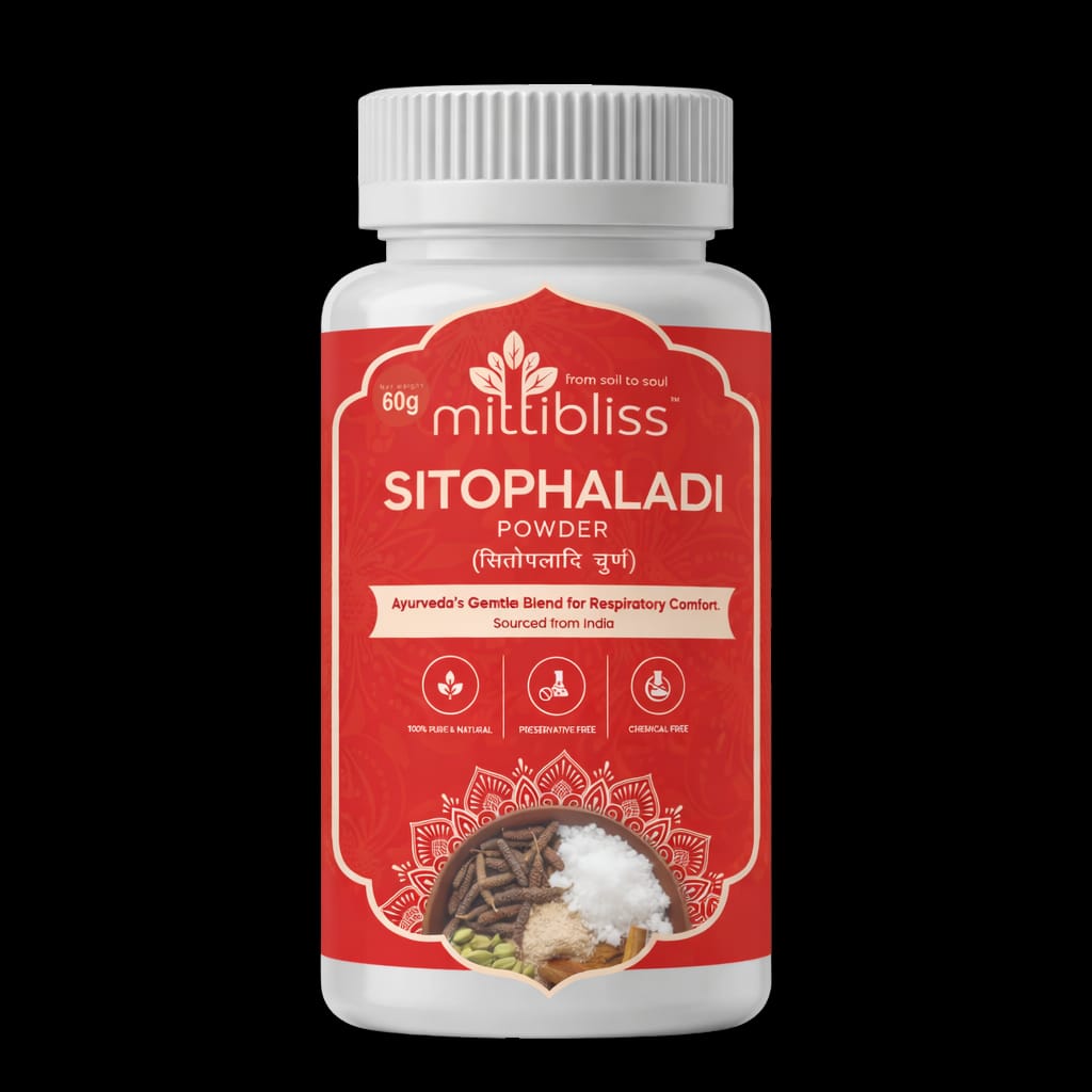 MittiBliss Sitophaladi Chruna (Ayurvedic Cold & Respiratory Support)