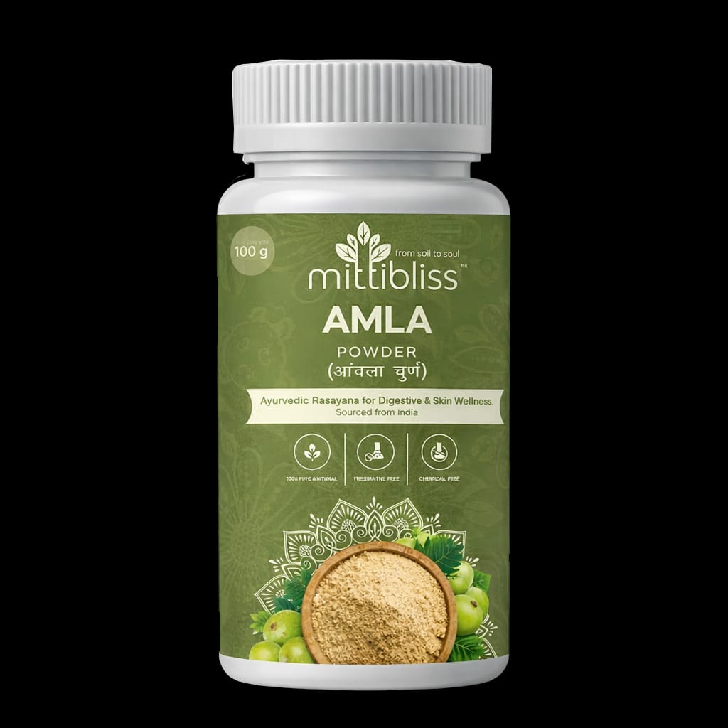 MittiBliss Amla Chruna (Pure Indian Gooseberry Powder)