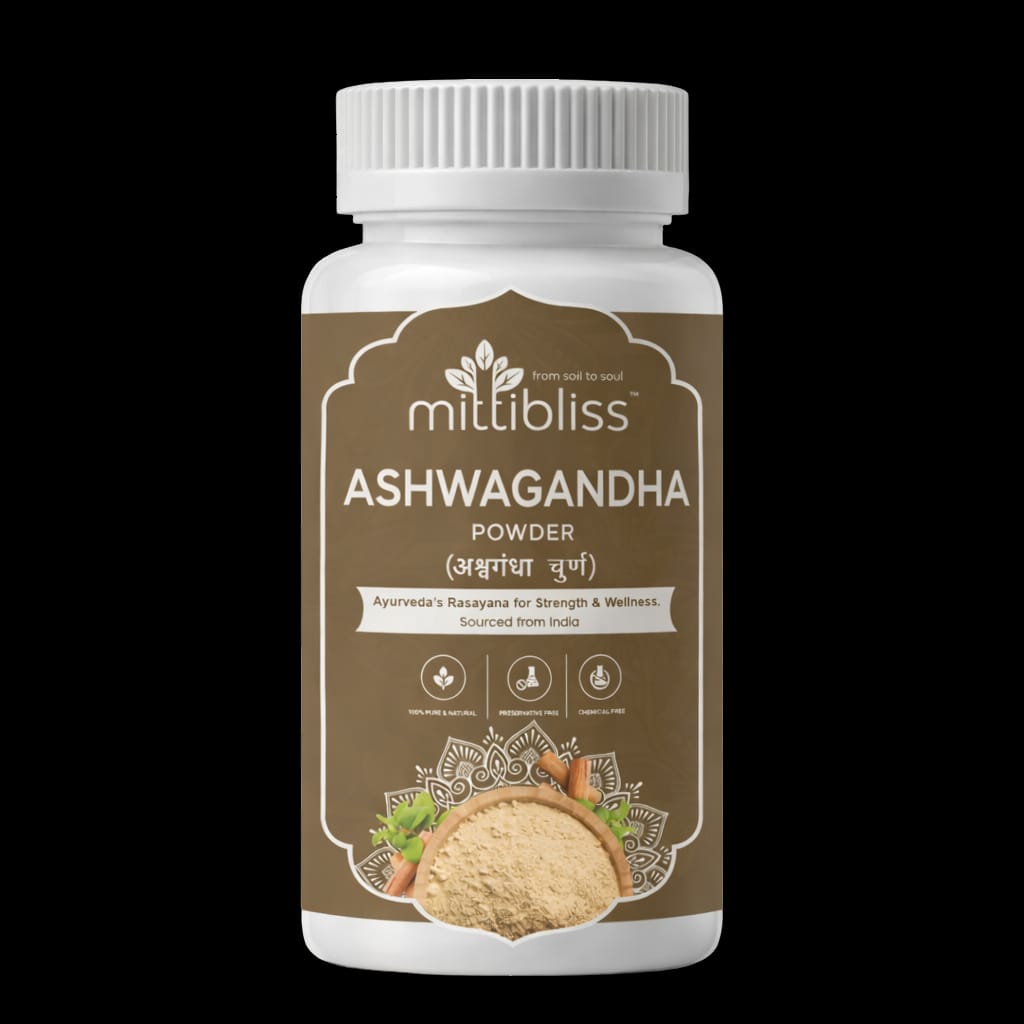 MittiBliss Ashwagandha Chruna (Ayurvedic Stress & Stamina Support)