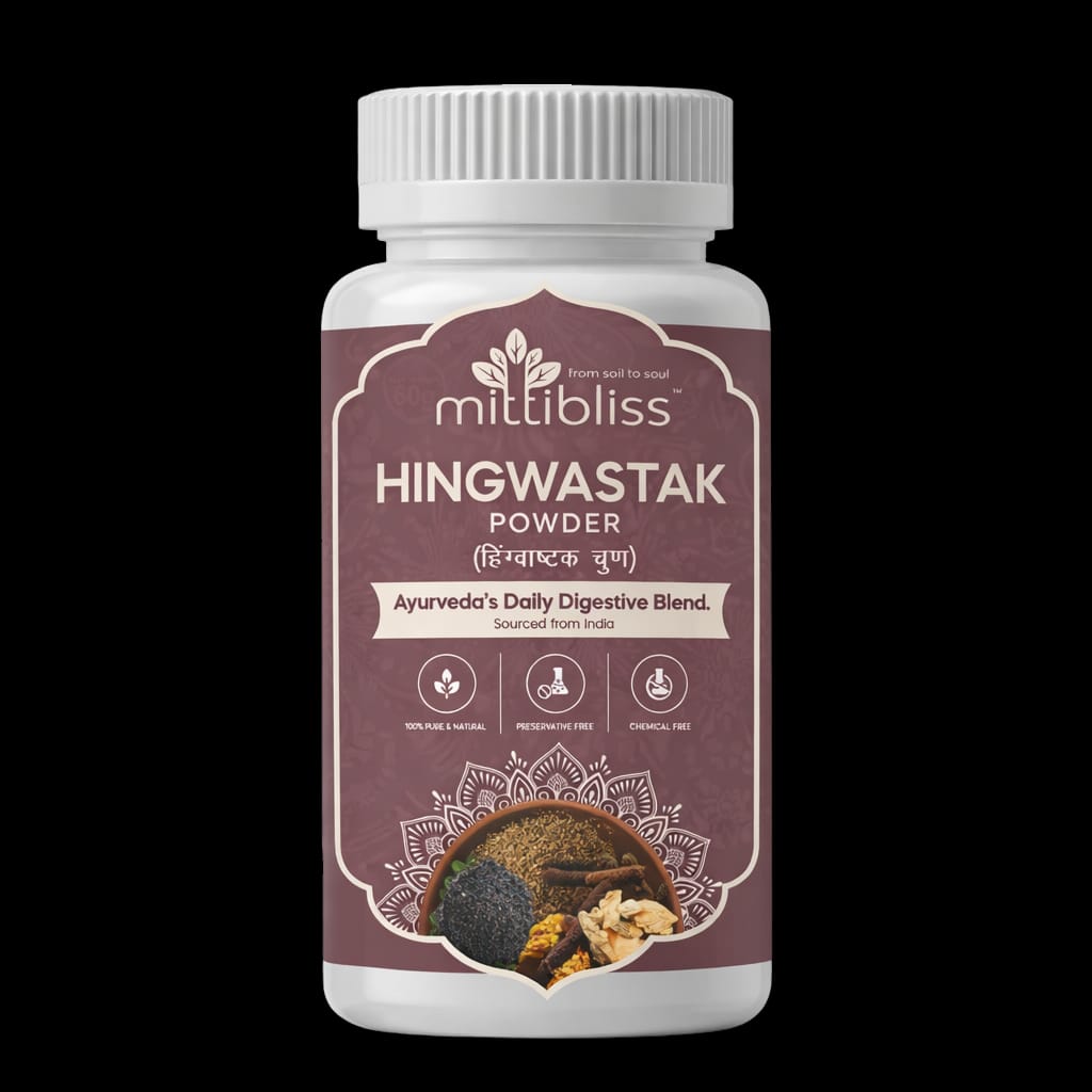 MittiBliss Hingwastak Chruna (Ayurvedic Gas & Bloating Relief)