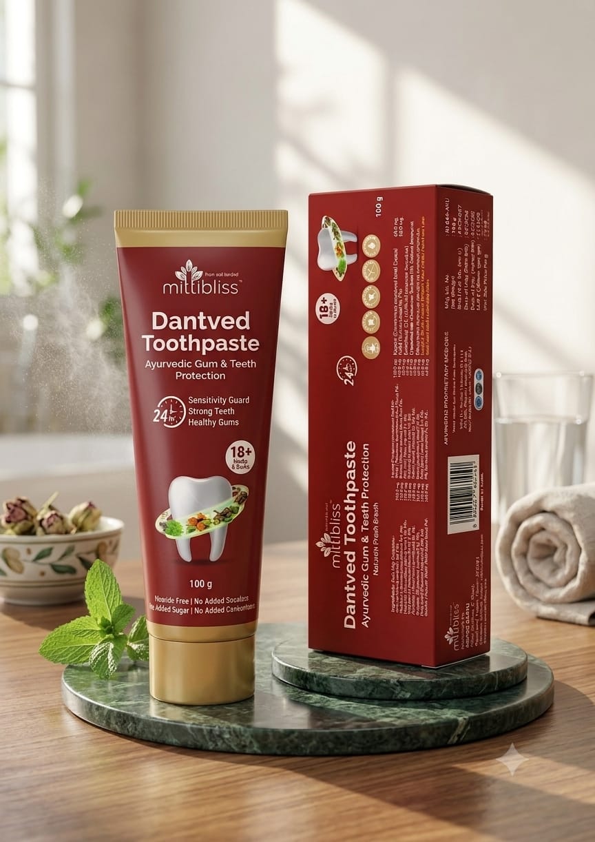 MittiBliss Dantved Herbal Toothpaste - Image 2