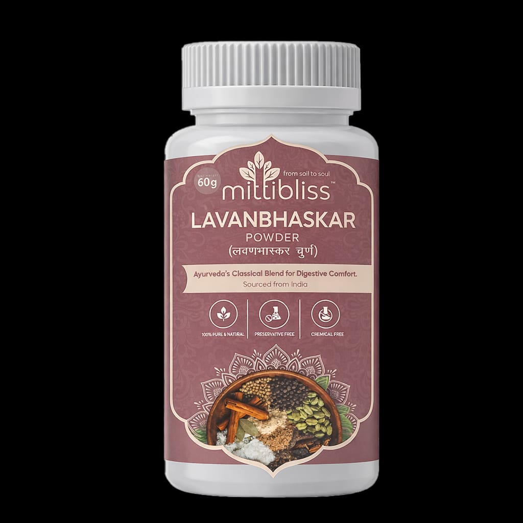 MittiBliss Lavanbhaskar Chruna (Ayurvedic Acidity & Bloating Relief)